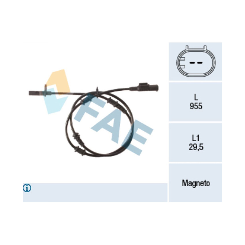 벤츠 B160d W246 13-18년 FAE 앞쪽 휠스피드센서 LOX5
