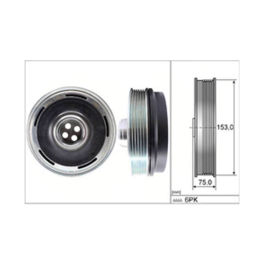 미니 컨트리맨 쿠퍼 D F60 16-현재 INA 댐퍼풀리 BL63