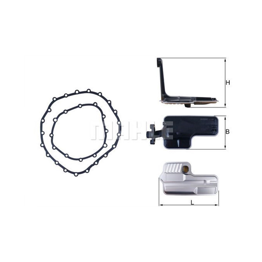 아우디 A4 2.0 TFSI 8K 07-15년 MAHLE 미션 오일필터 JG3A