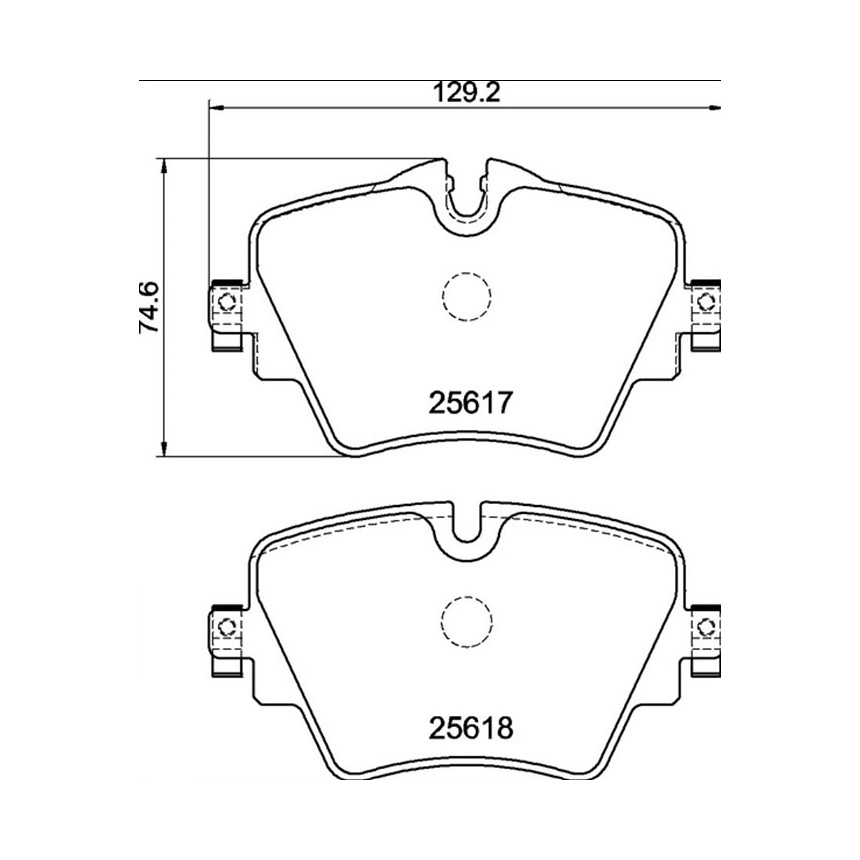 BMW X2 20d F39 17-23년 PAGID 앞쪽 브레이크패드 QL3X