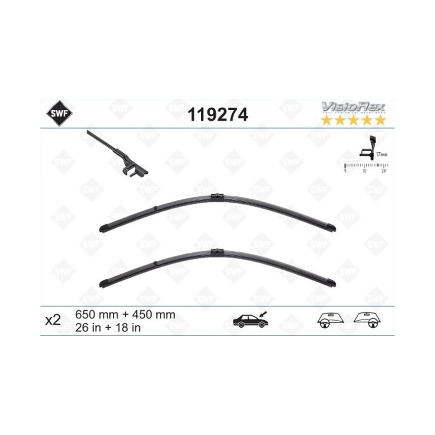 BMW 750d F01 12-15년 SWF 와이퍼 3L5J