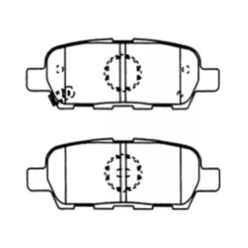 닛산 알티마 2.5 13-현재 AKEBONO 뒤쪽 브레이크패드 351V