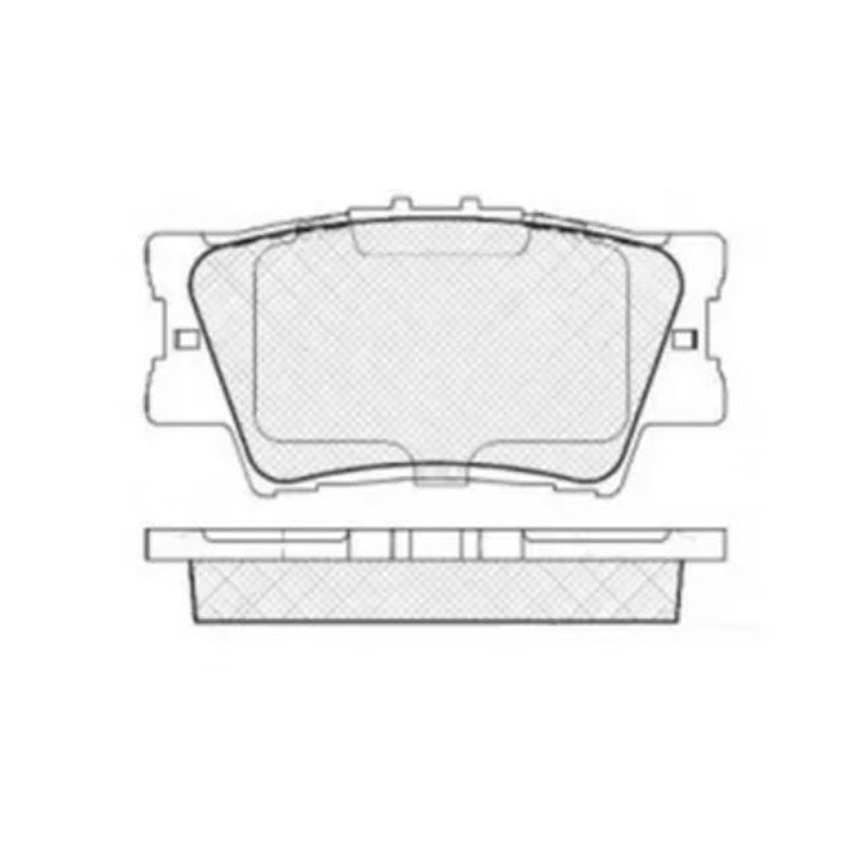 토요타 캠리 3.5 06-11년 AKEBONO 뒤쪽 브레이크패드 2CX7