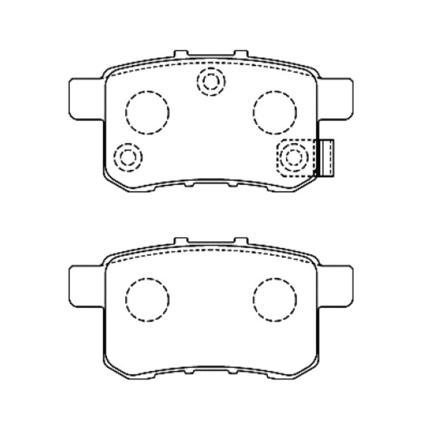 혼다 어코드 3.5 07-12년 AKEBONO 뒤쪽 브레이크패드 ITAT