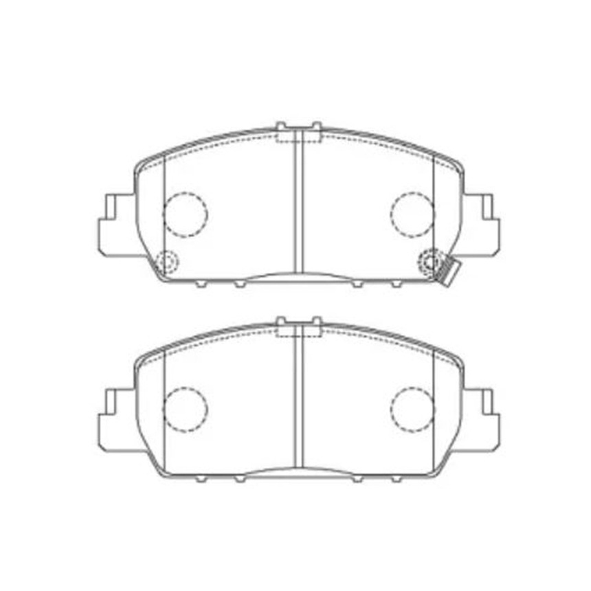 혼다 HR-V 1.8 14-현재 AKEBONO 앞쪽 브레이크패드 70D8