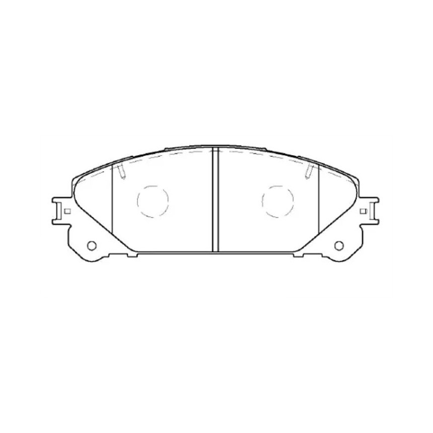 토요타 라브 4 2.2 D 12-현재 AKEBONO 앞쪽 브레이크패드 I2ED