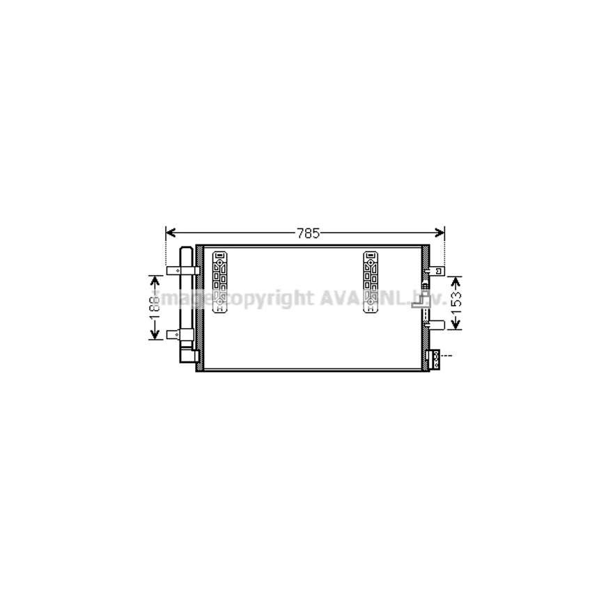 아우디 A4 2.0 TFSI 8K 07-15년 AVA 에어컨 콘덴서 GSCE