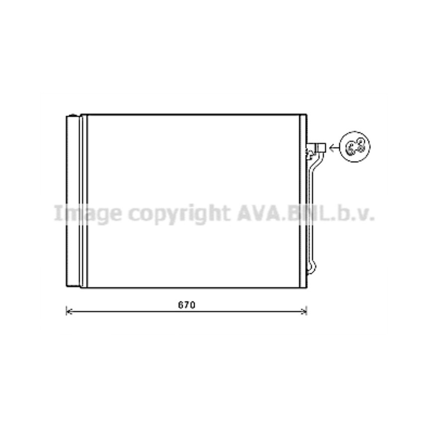BMW 750d F01 12-15년 AVA 에어컨 콘덴서 BOVT