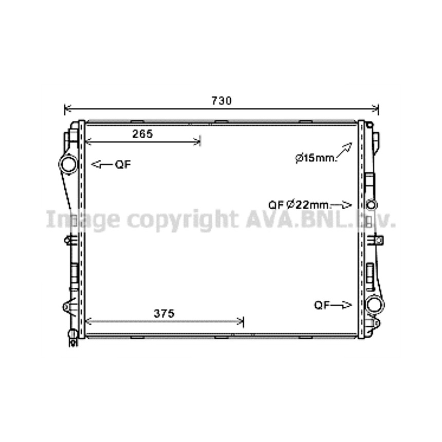 벤츠 E220d C238 16-현재 AVA 라디에이터 Q7CE