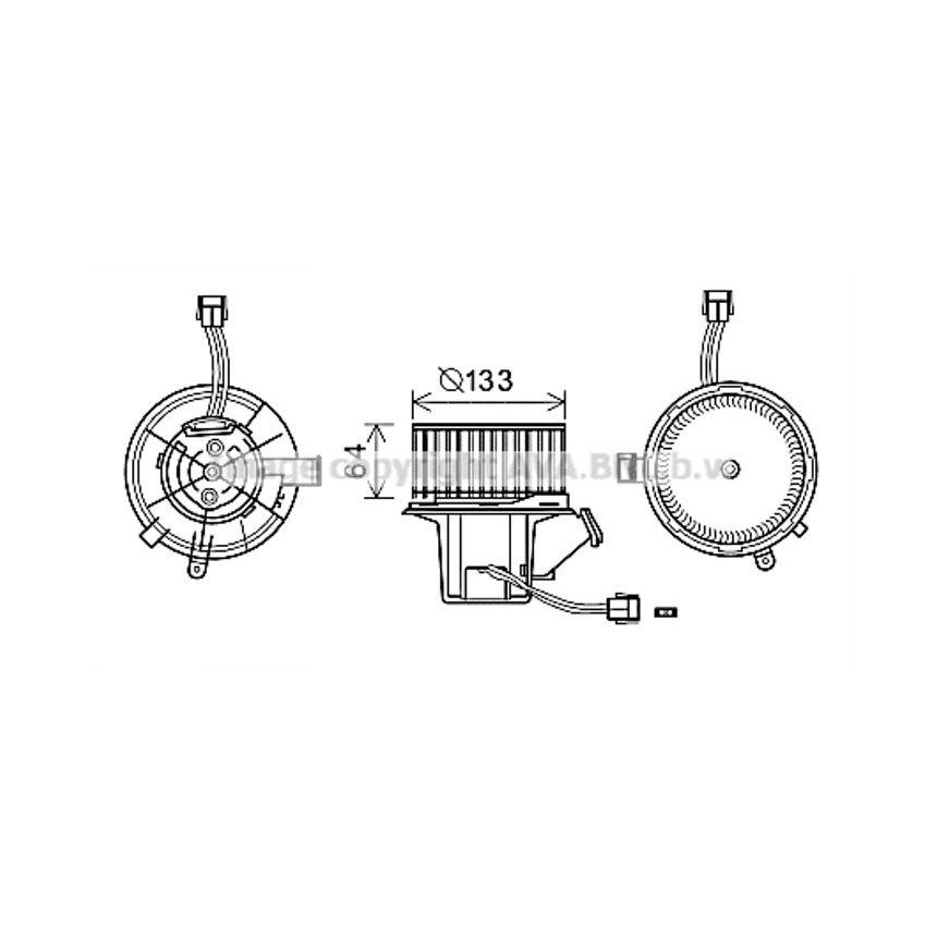 벤츠 E400 A207 13-16년 AVA 블로워 모터 OU4N