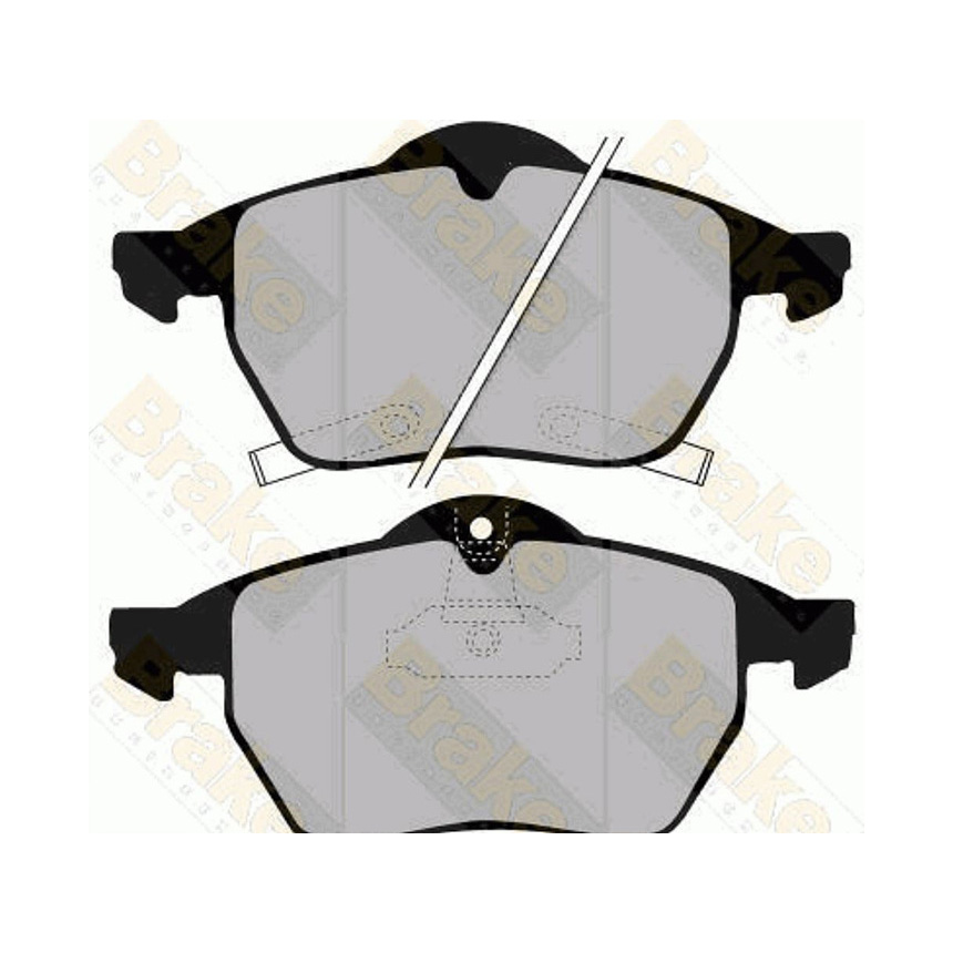 볼보 S60 T 00-10년 BE 뒤쪽 브레이크패드 7E8J