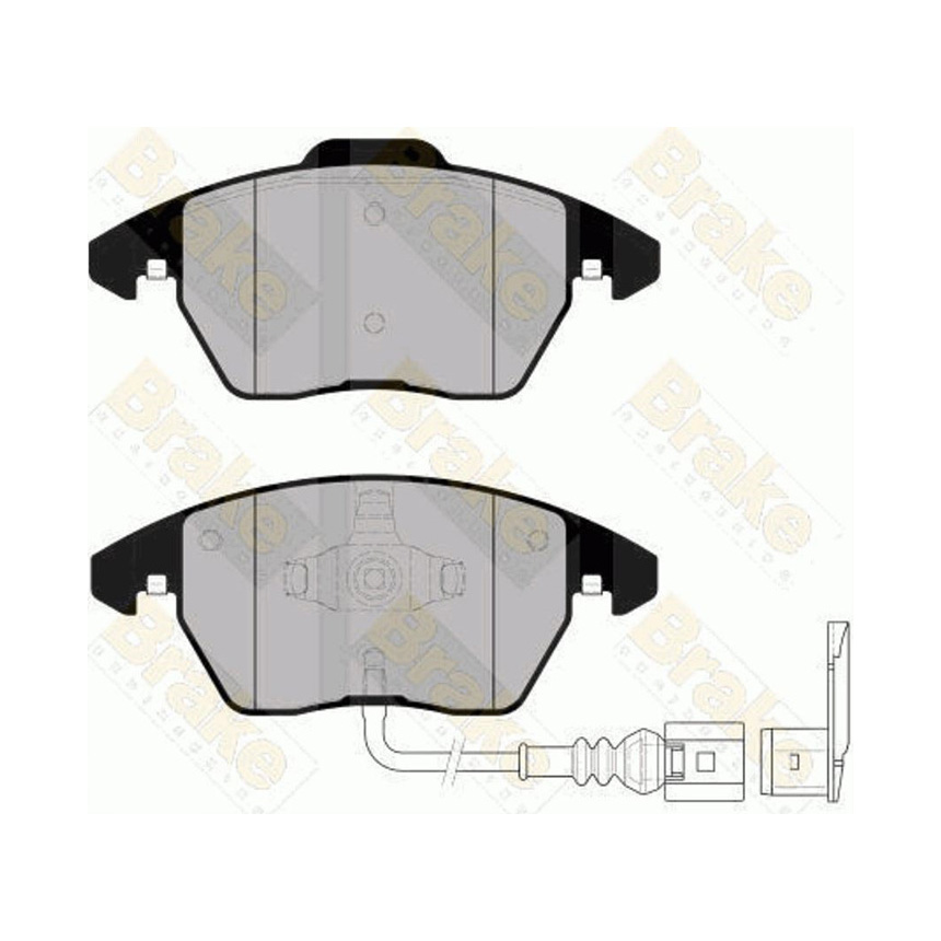 아우디 TT 1.8 TFSI 8J 06-14년 BE 앞쪽 브레이크패드 AQ8M