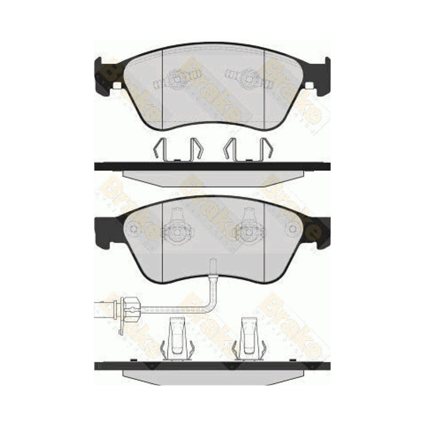 아우디 A6 4.2 FSI 4F 04-11년 BE 앞쪽 브레이크패드 0IFD