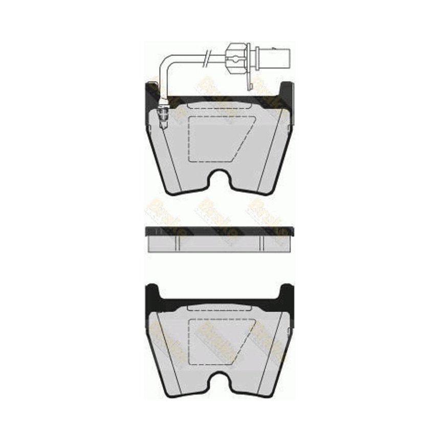 아우디 R8 5.2 FSI 42 07-15년 BE 앞쪽 브레이크패드 C721