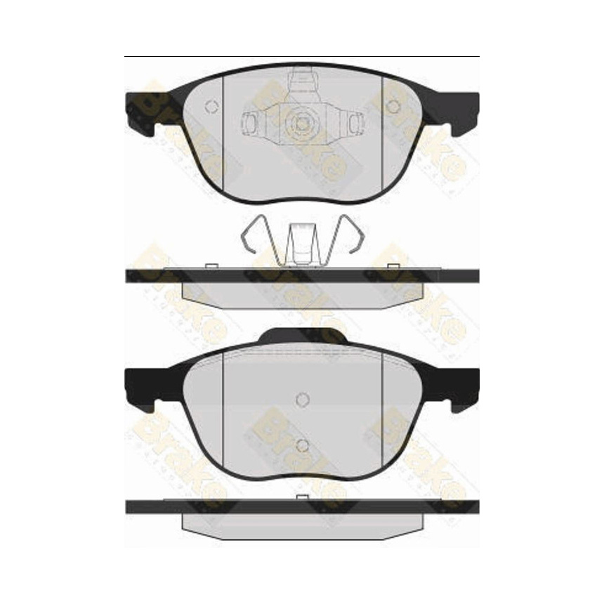 포드 포커스 III 1.6 Ti 10-현재 BE 앞쪽 브레이크패드 U7SR