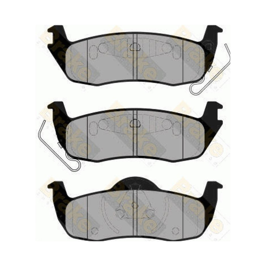 지프 그랜드 체로키 5.7 WH 04-10년 BE 뒤쪽 브레이크패드 UTE5