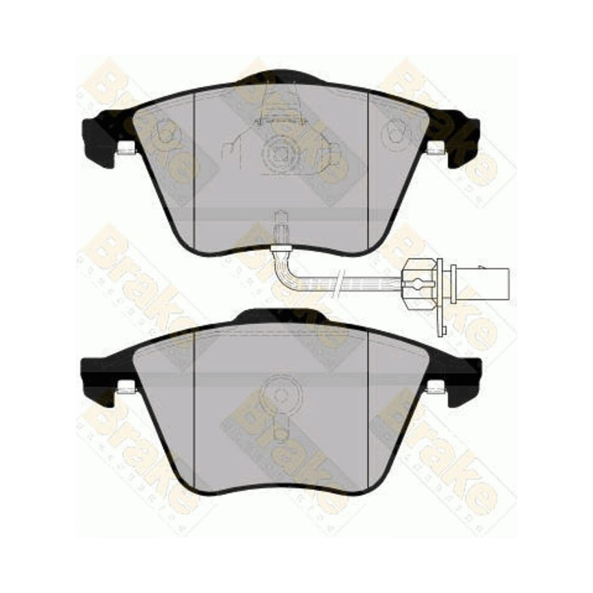 아우디 TT 1.8 TFSI 8J 06-14년 BE 앞쪽 브레이크패드 TYPL