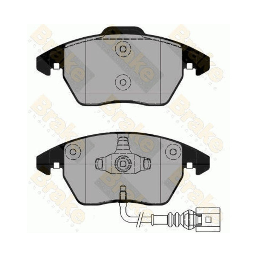 아우디 TT 1.8 TFSI 8J 06-14년 BE 앞쪽 브레이크패드 DU50