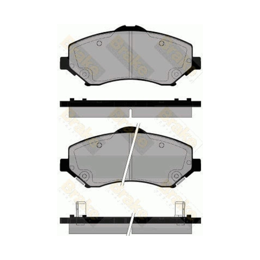 지프 랭글러 2.8 CRD JK 07-16년 BE 앞쪽 브레이크패드 1PS6