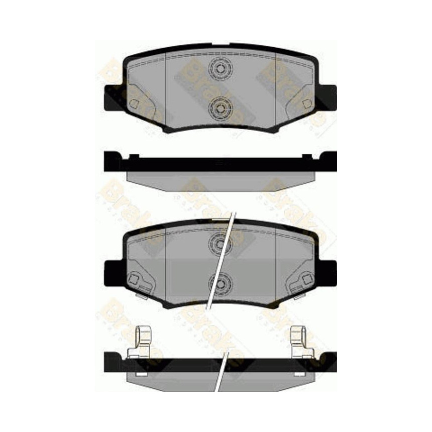 닷지 니트로 4.0 06-12년 BE 뒤쪽 브레이크패드 F7JO