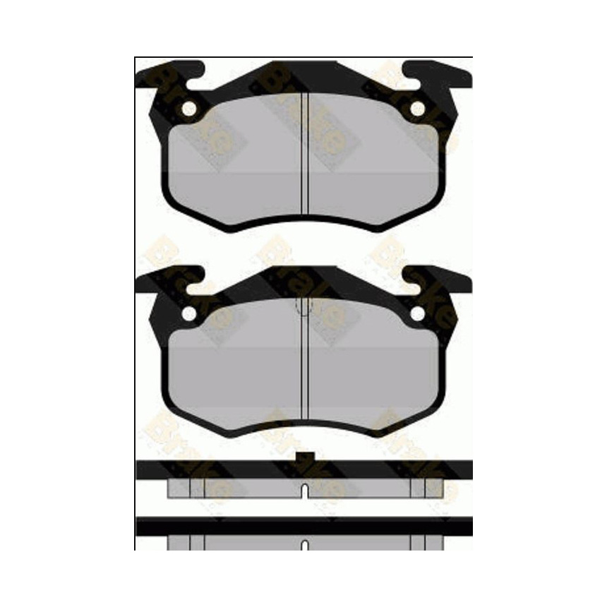 푸조 206 2.0 RC 98-09년 BE 뒤쪽 브레이크패드 R85X