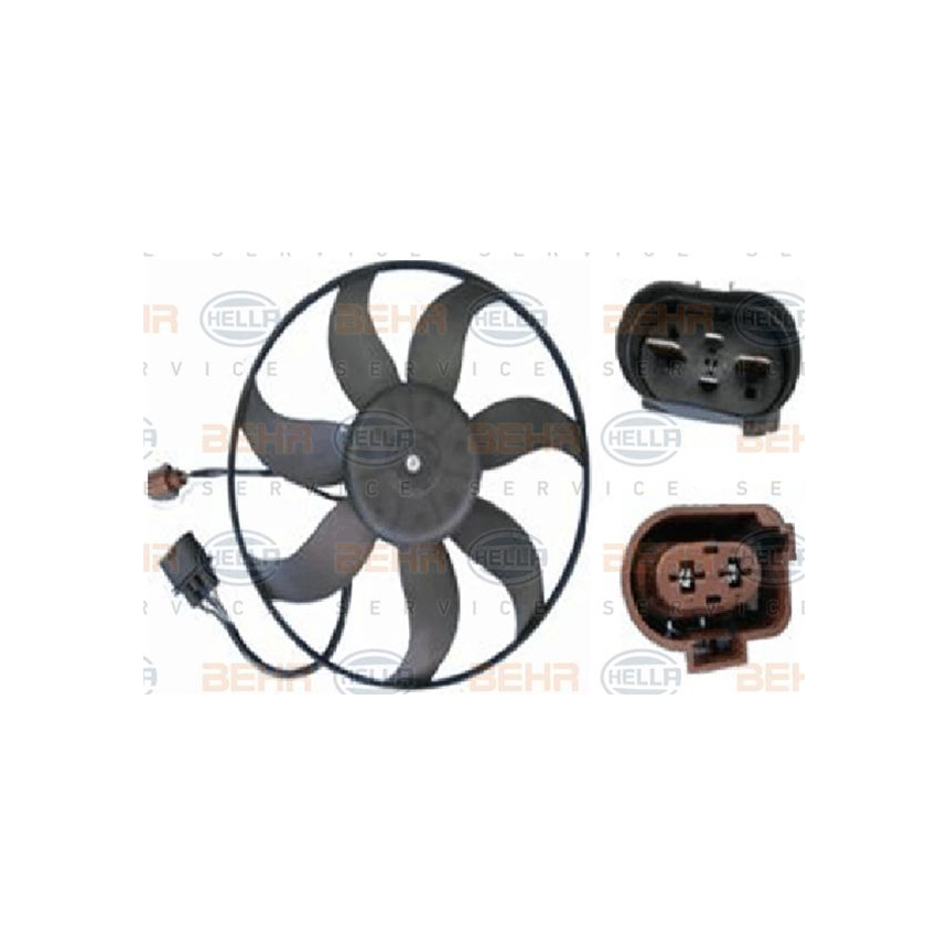 아우디 TT 1.8 TFSI 8J 06-14년 BEHR 라디에이터팬 NP17