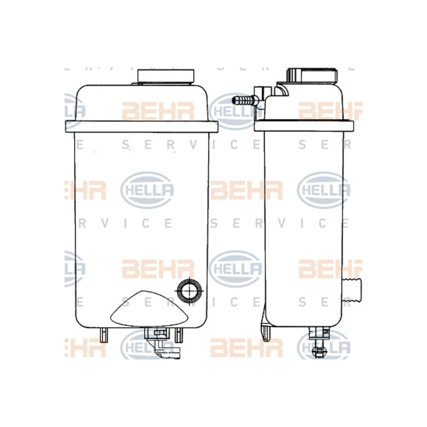 BMW Z8 4.9 E52 00-03년 BEHR 냉각수 보조탱크 74GV