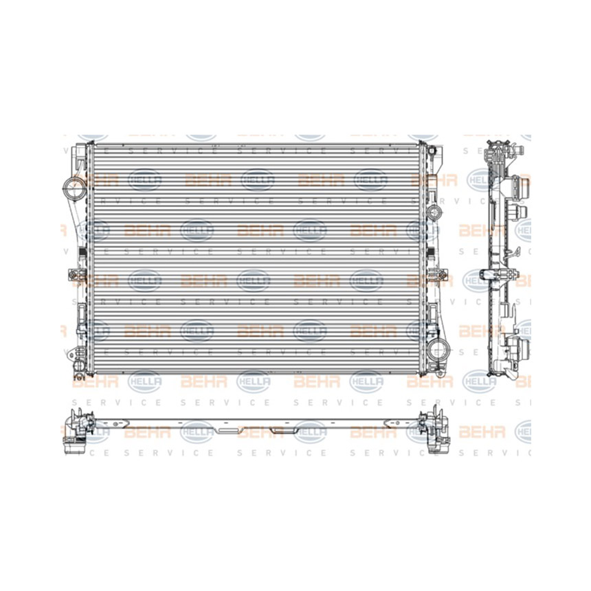벤츠 E220d C238 16-현재 BEHR 라디에이터 5WLS