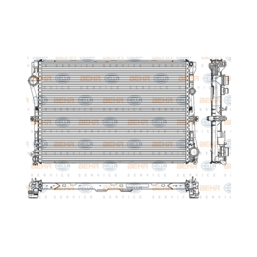 벤츠 E220d C238 16-현재 BEHR 라디에이터 D4D0