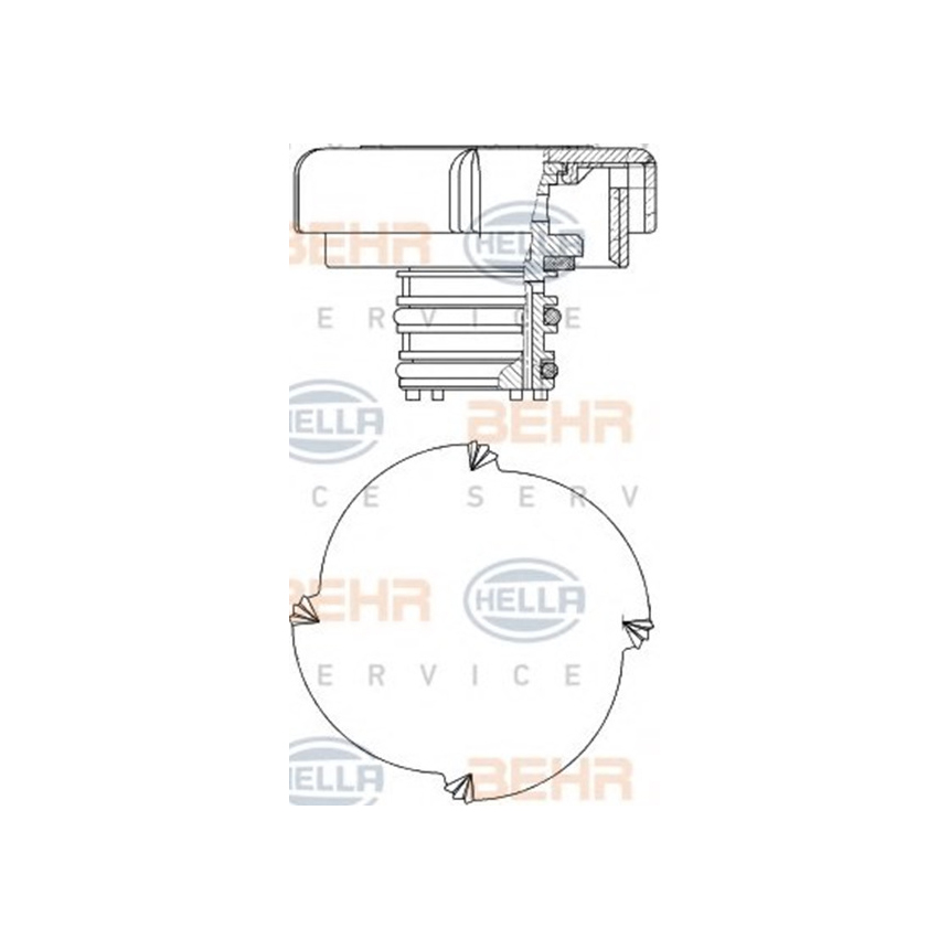 롤스로이스 팬텀 03-17년 BEHR 냉각수 캡 K0IU
