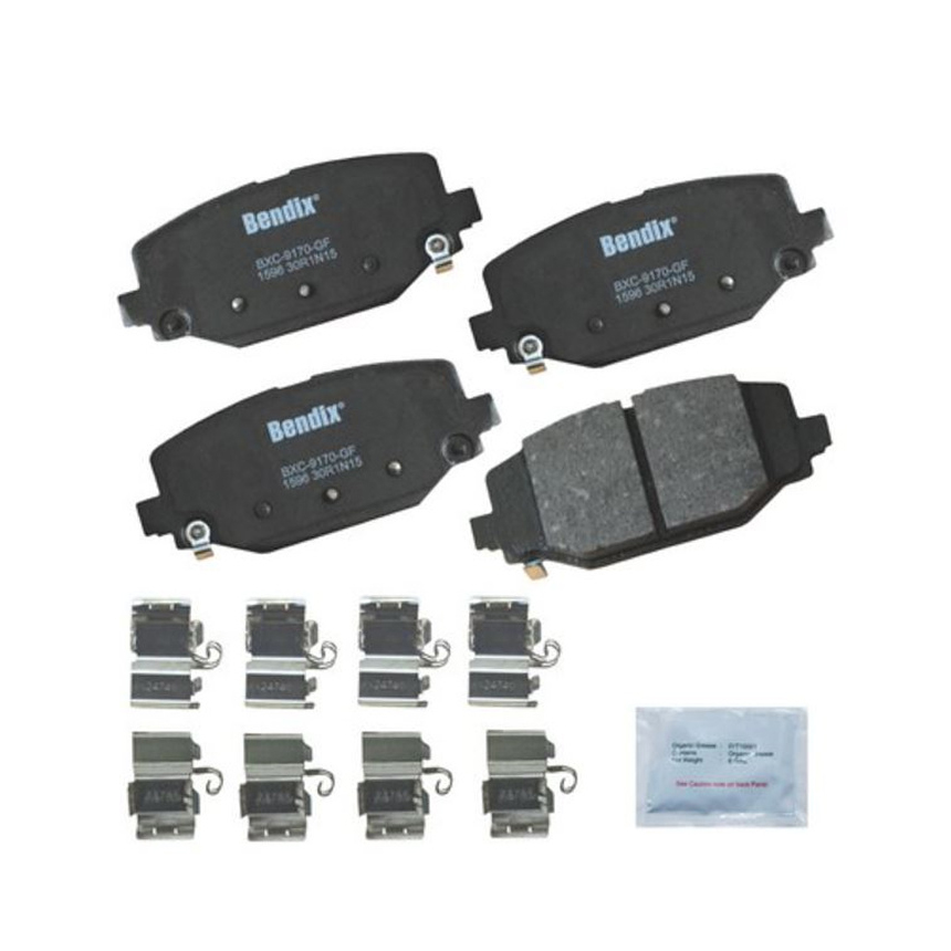 피아트 프리몬트 2.0 JTD 11-현재 BENDIX 뒤쪽 브레이크패드 IGE7