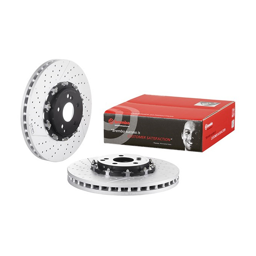 벤츠 E63 AMG W211 06-08년 BREMBO 앞세트 브레이크디스크 83IN