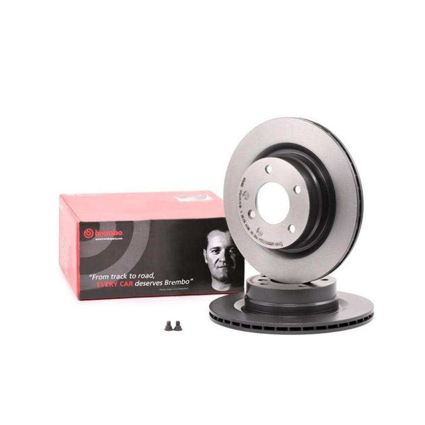 BMW 325i E90 04-11년 BREMBO 뒤세트 브레이크디스크 H658