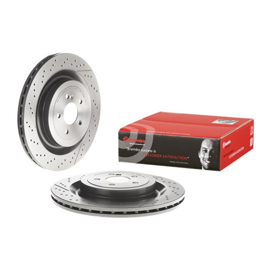 벤츠 SL65 AMG R231 12-현재 BREMBO 뒤세트 브레이크디스크 N775
