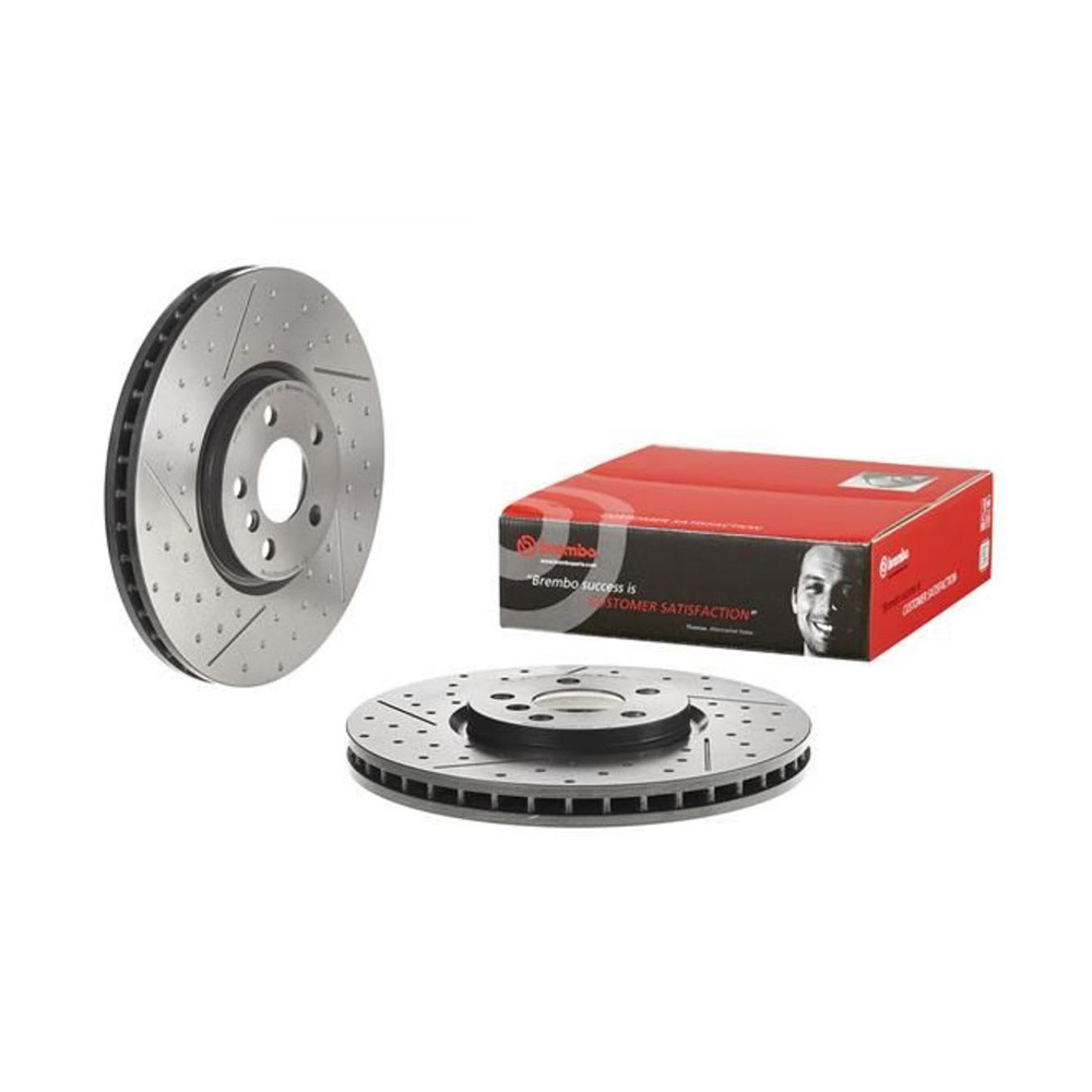 미니 쿠퍼 One D F55 13-현재 BREMBO 앞세트 브레이크디스크 QVWQ