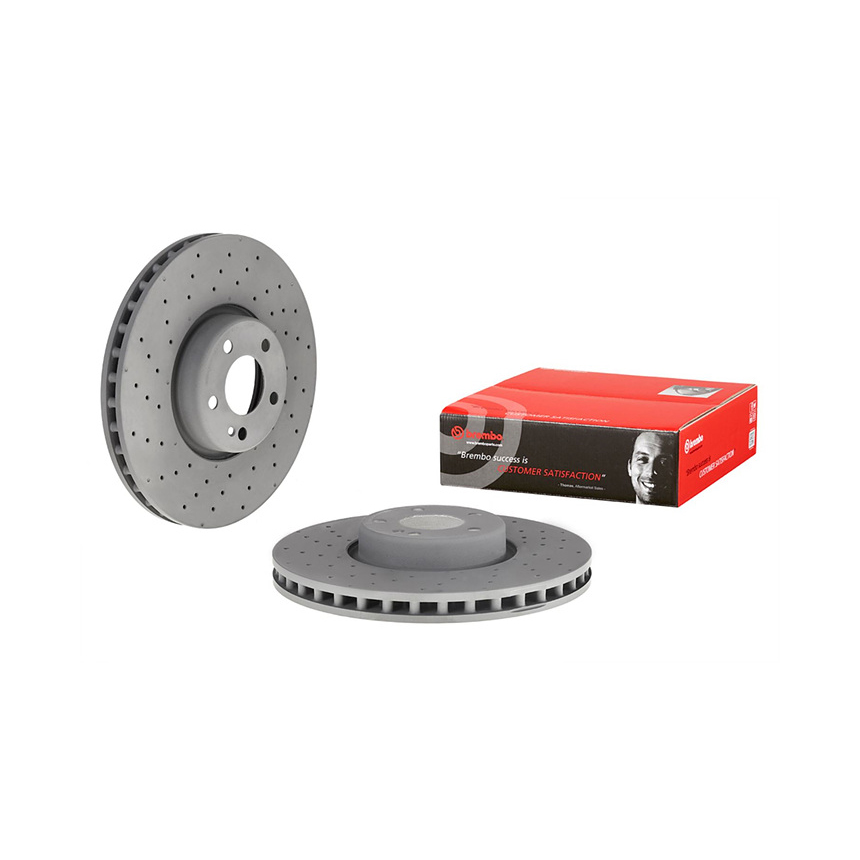 벤츠 E220d C238 16-현재 BREMBO 앞세트 브레이크디스크 I3T8