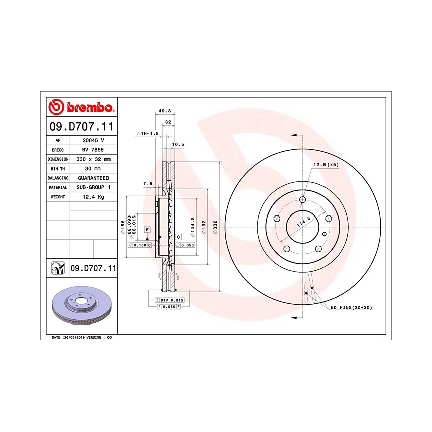 인피니티 G35 02-현재 BREMBO 앞세트 브레이크디스크 P5Q0