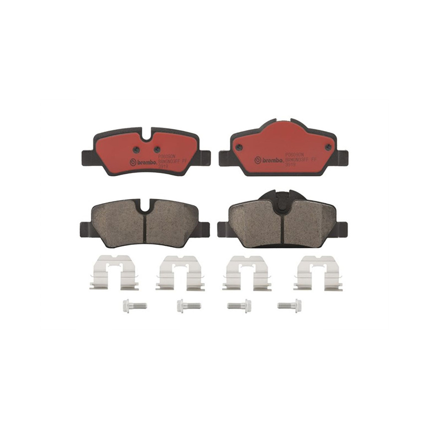 미니 쿠퍼 One D F55 13-현재 BREMBO 뒤쪽 세라믹 브레이크패드 4J0Q
