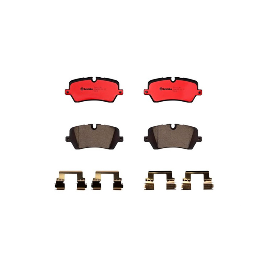 랜드로버 레인지로버 스포츠 3.0 SDV6 Hybrid L494 13-현재 BREMBO 뒤쪽 세라믹 브레이크패드 0P6F