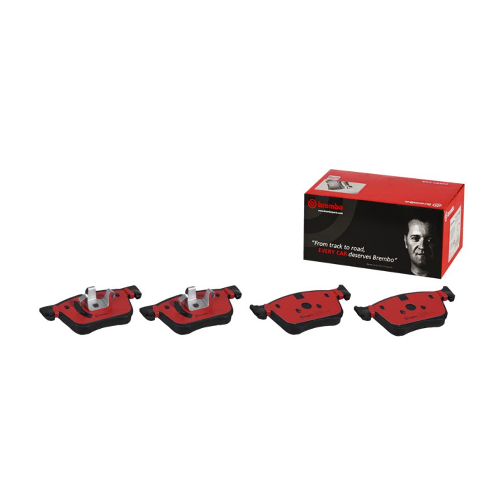 시트로엥 그랜드 C4 피카소 1.2 THP 13-현재 BREMBO 앞쪽 세라믹 브레이크패드 6W76