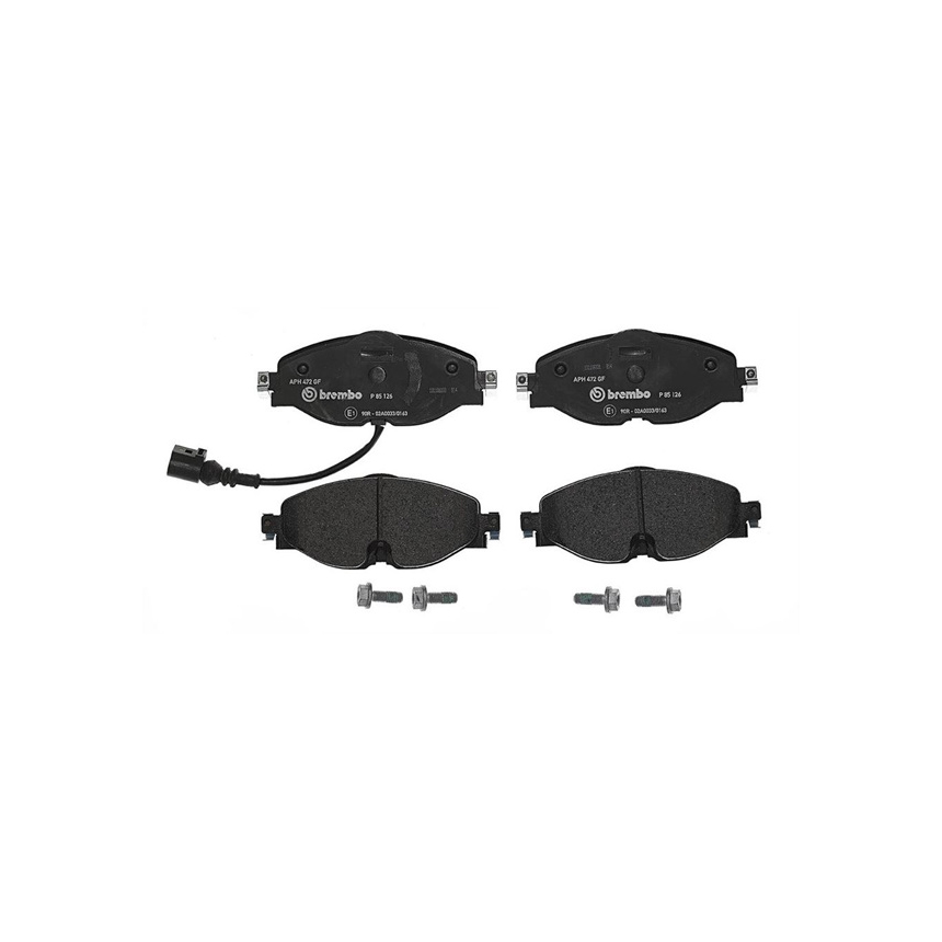 폭스바겐 골프 1.2 TSI 5G1 12-현재 BREMBO 앞쪽 브레이크패드 SIJP