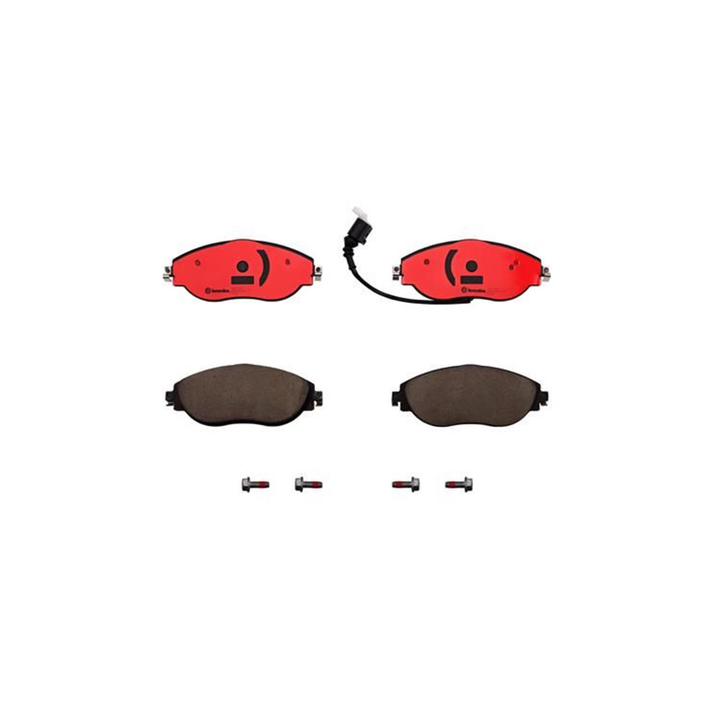 폭스바겐 골프 1.4 GTE Hybrid 5G1 12-현재 BREMBO 앞쪽 세라믹 브레이크패드 8U5J