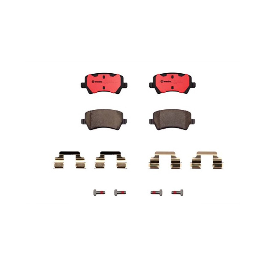 볼보 S60 T 10-18년 BREMBO 뒤쪽 세라믹 브레이크패드 HHW7