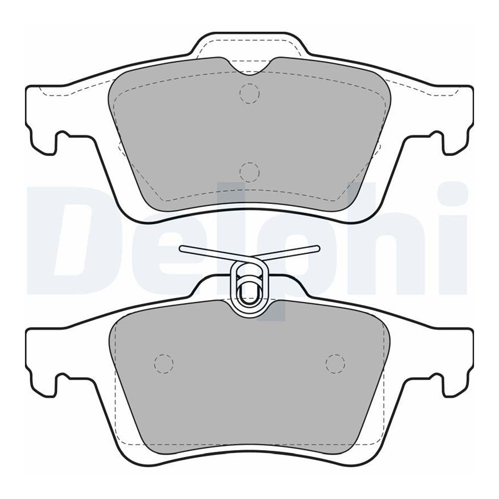 재규어 XK 5.0 XKR 06-14년 DELPHI 뒤쪽 브레이크패드 D8OW