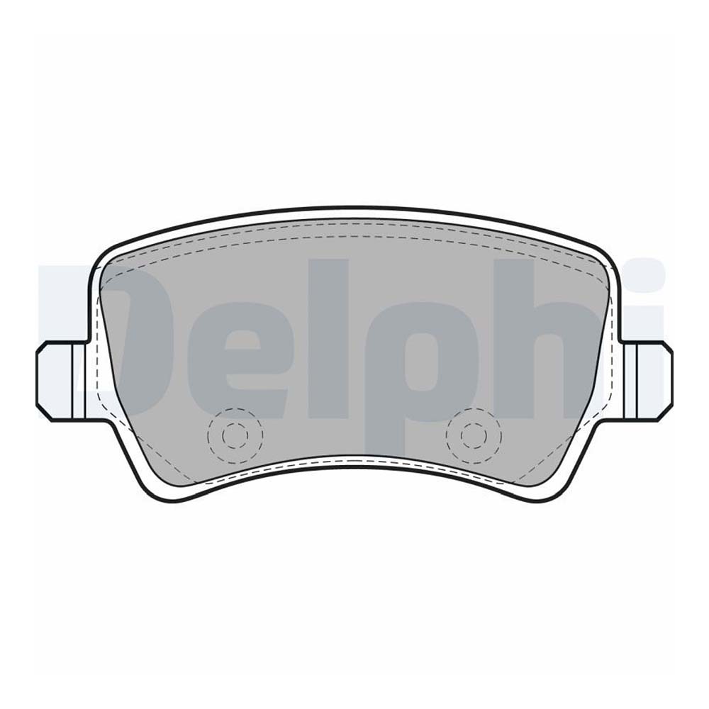 볼보 S60 T 10-18년 DELPHI 뒤쪽 브레이크패드 5TXR