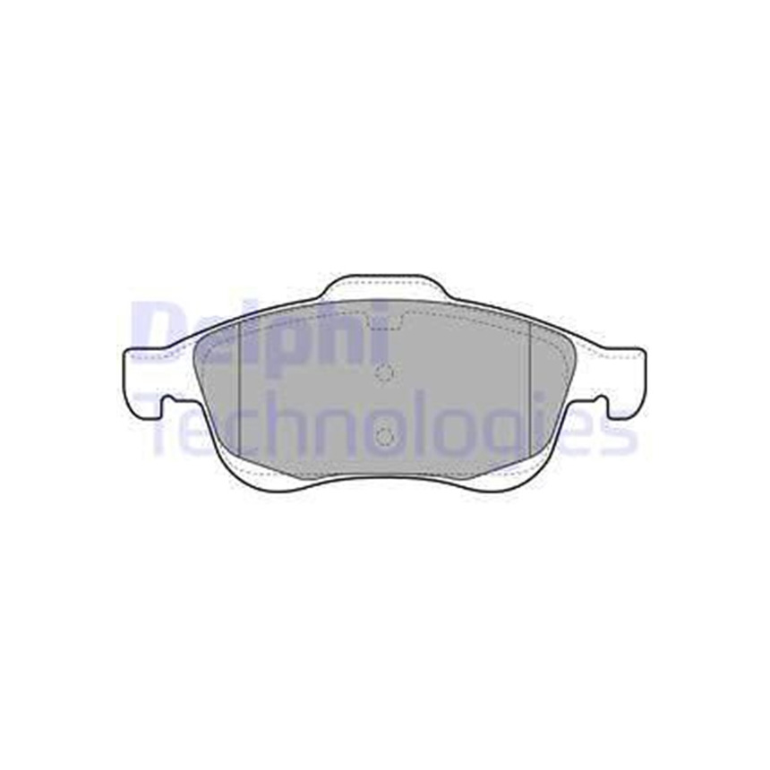 푸조 5008 1.6 HDi 10-17년 DELPHI 앞쪽 브레이크패드 ISC7