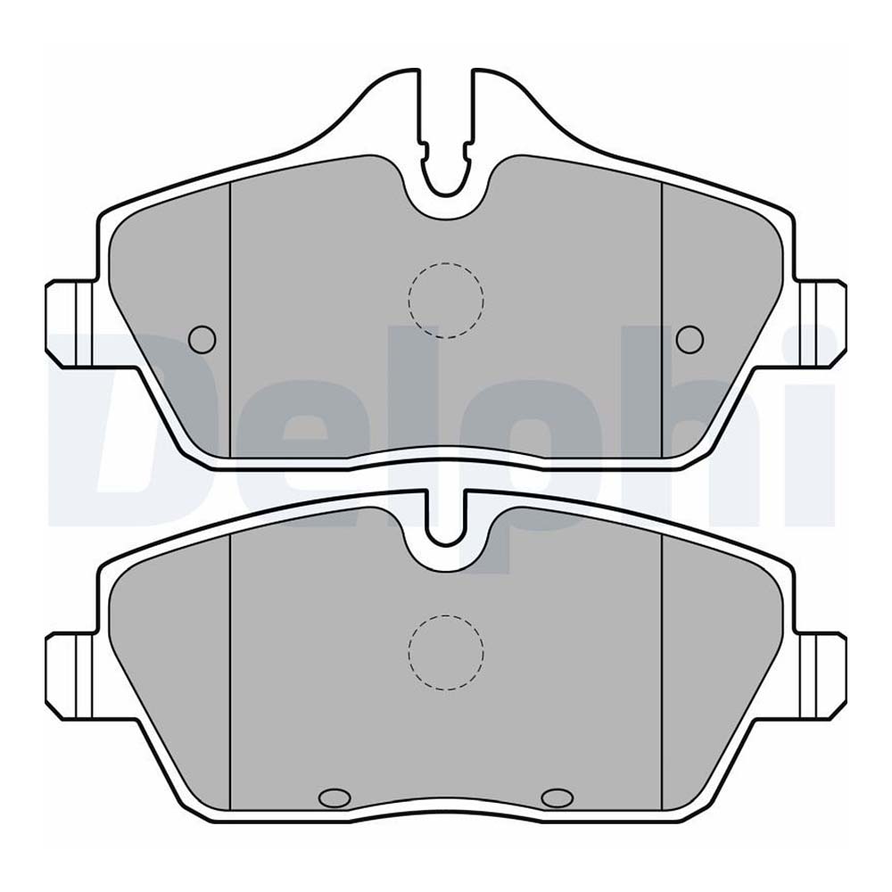 미니 쿠퍼 One D F55 13-현재 DELPHI 앞쪽 브레이크패드 HFV3
