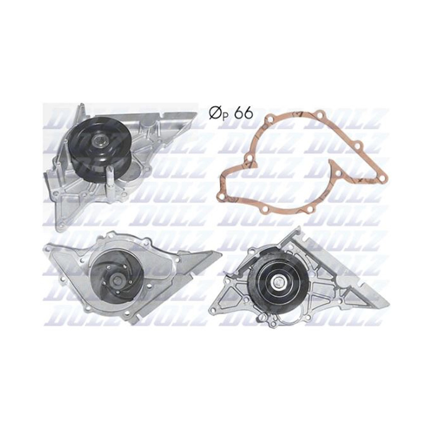 폭스바겐 투아렉 4.2 7LA 02-10년 DOLZ 워터펌프 3R6V