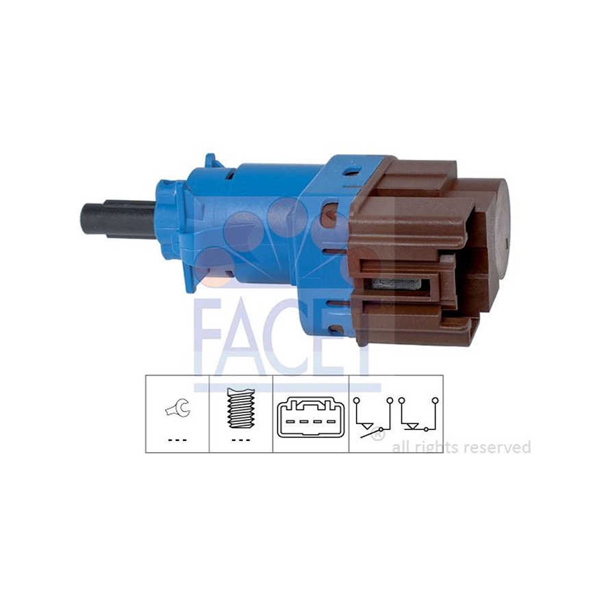 재규어 XK 5.0 XKR 06-14년 FACET 브레이크스위치 486A