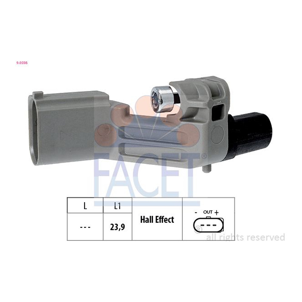 폭스바겐 파사트 CC 2.0 TDI 357 08-12년 FACET 크랭크 각센서 24QG